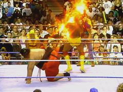 Hogan's Eye Gets Burnt By Camera Flash