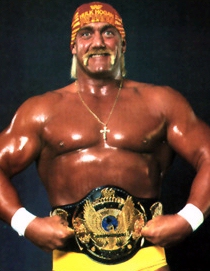 Hogan Points To The Belt