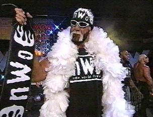 Hogan Carrying The Belt And Sporting The Boas