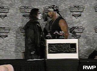 Hogan And Sting At Press Conference