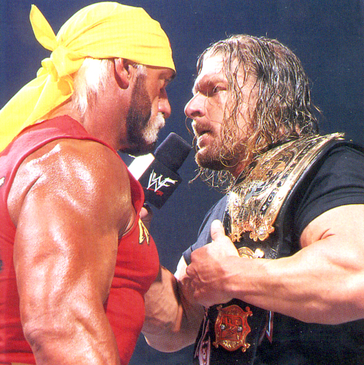 Hogan Stares At The Game